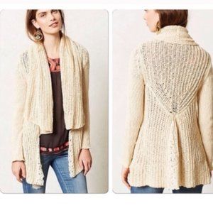 Anthropologie Sirretta Cardigan with Lace Inset